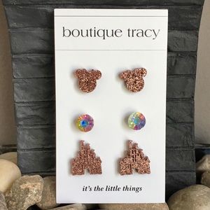 Trio Dainty Earrings IT’S THE LITTLE THINGS Card